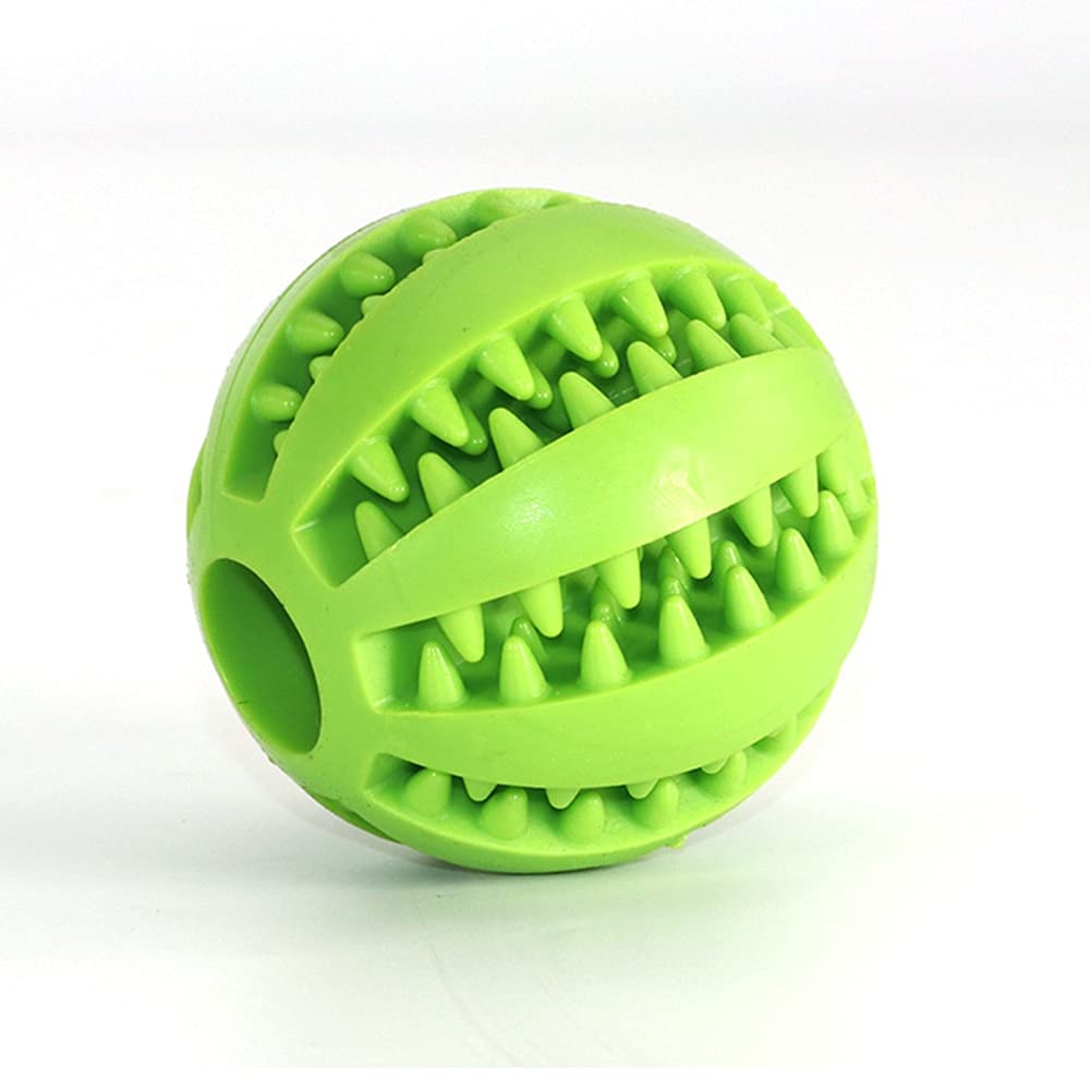 Durable Rubber Dog Chew Toys for Small & Large Dogs - Interactive Ball for Teeth Cleaning & Playtime - Puppy & Pet Play Ball for Indoor/Outdoor Fun