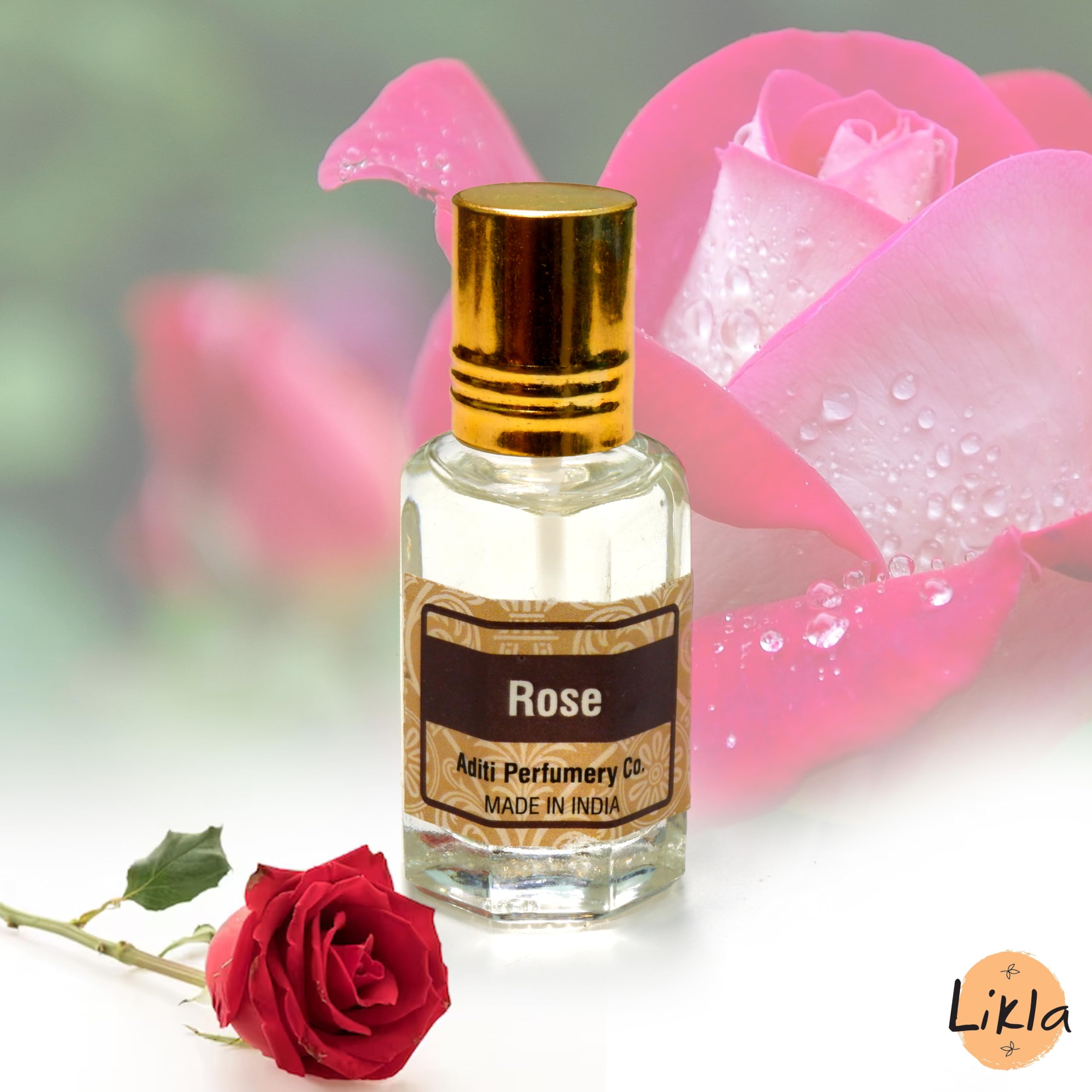 Likla Rose Perfume Oil - Exotic Unisex Fragrance for Men & Women | 10ml Concentrated Arabic Perfume Oil | Alcohol-Free, Long-Lasting Scent | Perfect for Daily Wear, Special Occasions & Gift Giving