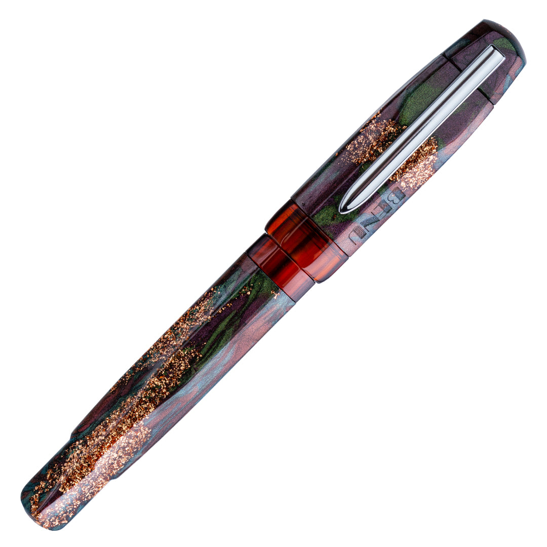 Benu AstroGem Fountain Pen Midas - Luxury Gold-Plated Writing Instrument for Calligraphy & Gift Giving - Perfect for Elegant Signatures, Journaling & Special Occasions