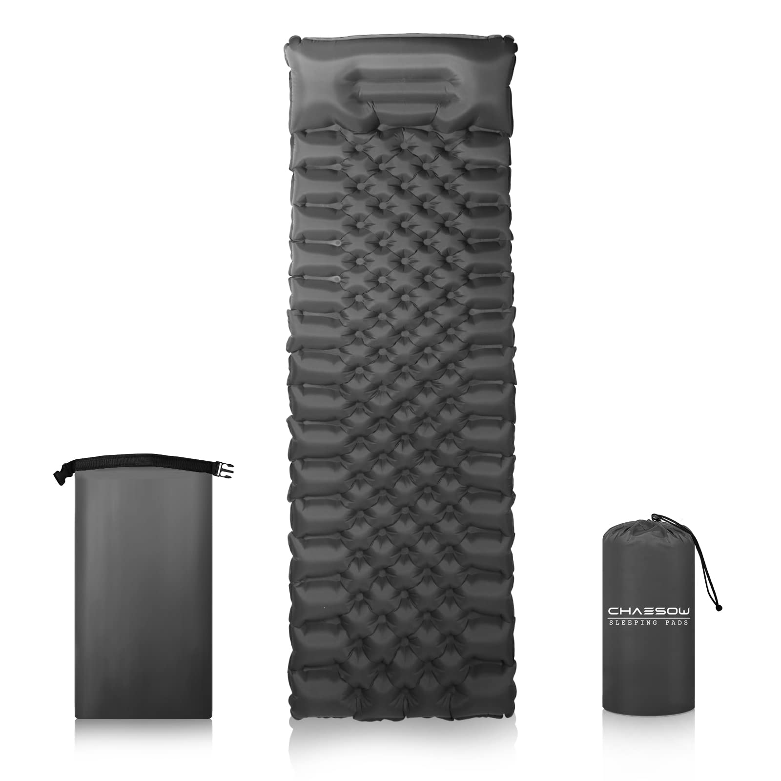 Ultralight Inflatable Camping Sleeping Pad - 3.2IN Thick Portable Air Mattress for Backpacking, Hiking & Travel | Waterproof Compact Tent Mat & Car Bed | Perfect for Outdoor Adventures, Road Trips & Picnics