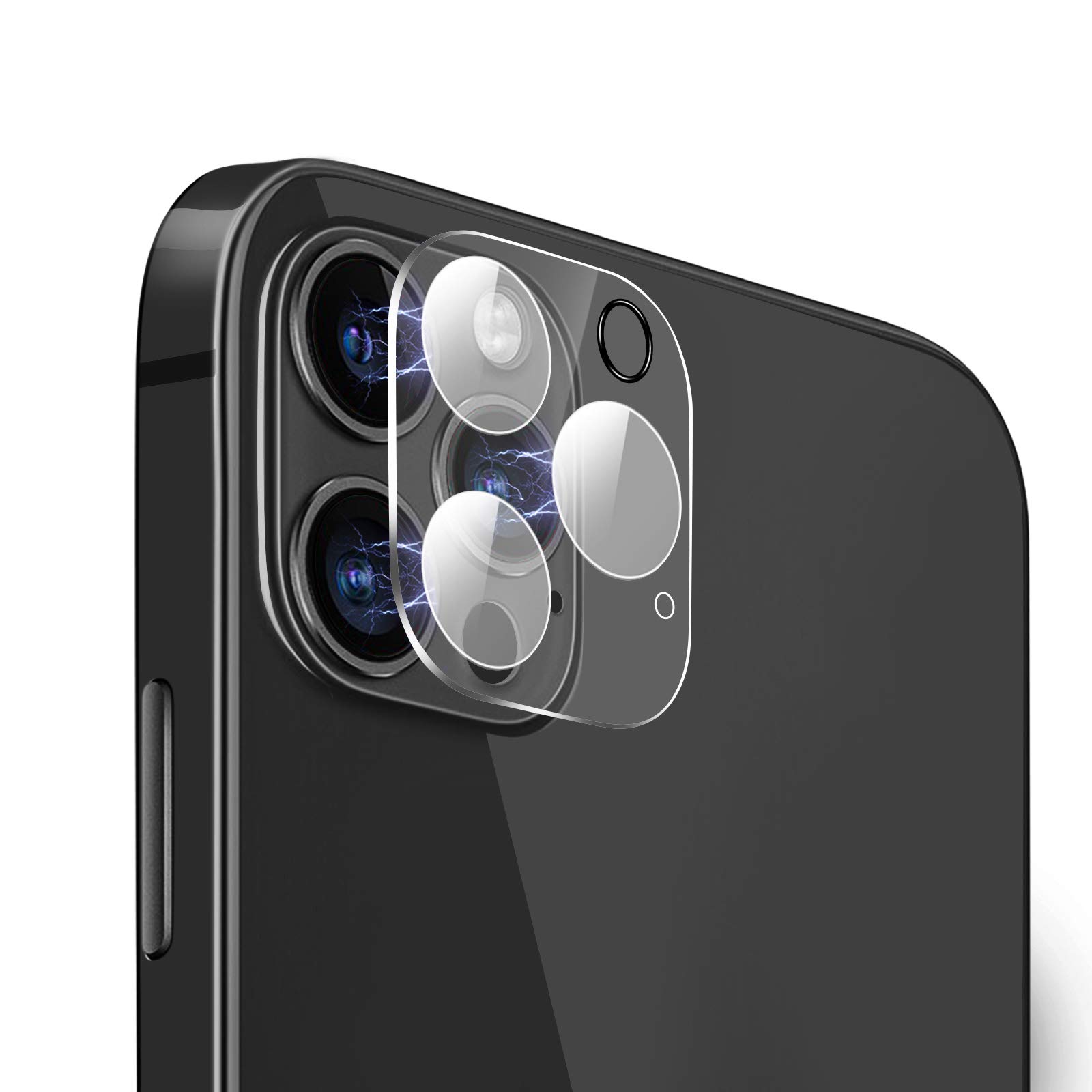 Beeyoka [2 Pack] iPhone 12 Pro Camera Lens Protector - HD Clear Tempered Glass Screen Protector Film for 6.1 Inch iPhone 12 Pro - Scratch Resistant & Bubble Free Installation - Perfect for Outdoor Photography & Travel Protection