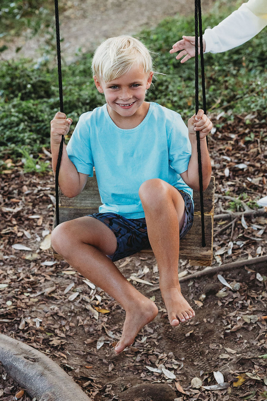 Boys Munster Graphic T-Shirt - Soft Washed Out Aqua Tee for Kids | Casual Wear, School Outfits & Playdates