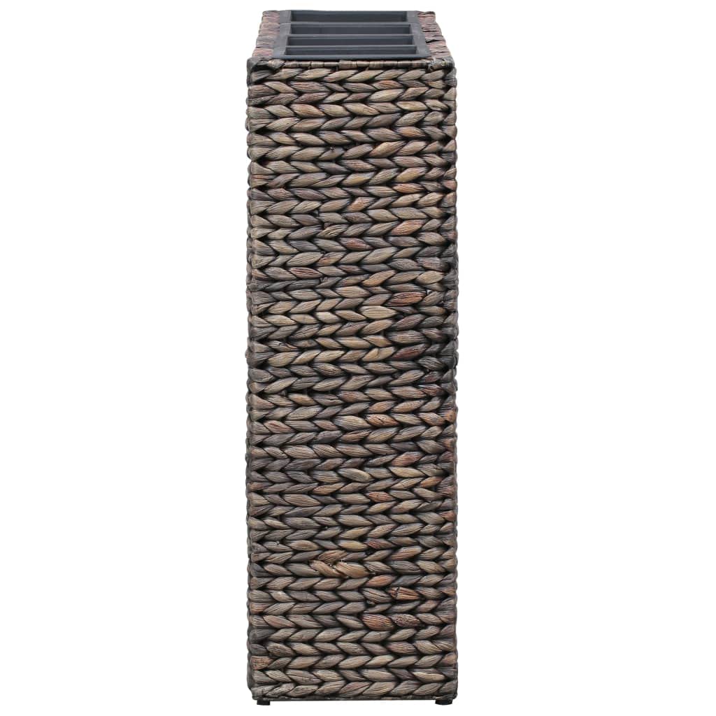 Eco-Friendly Water Hyacinth Raised Garden Bed with 4 Removable Pots - Versatile Indoor Planting Solution for Herbs, Flowers & Small Plants - Perfect for Home, Apartment & Office Decor