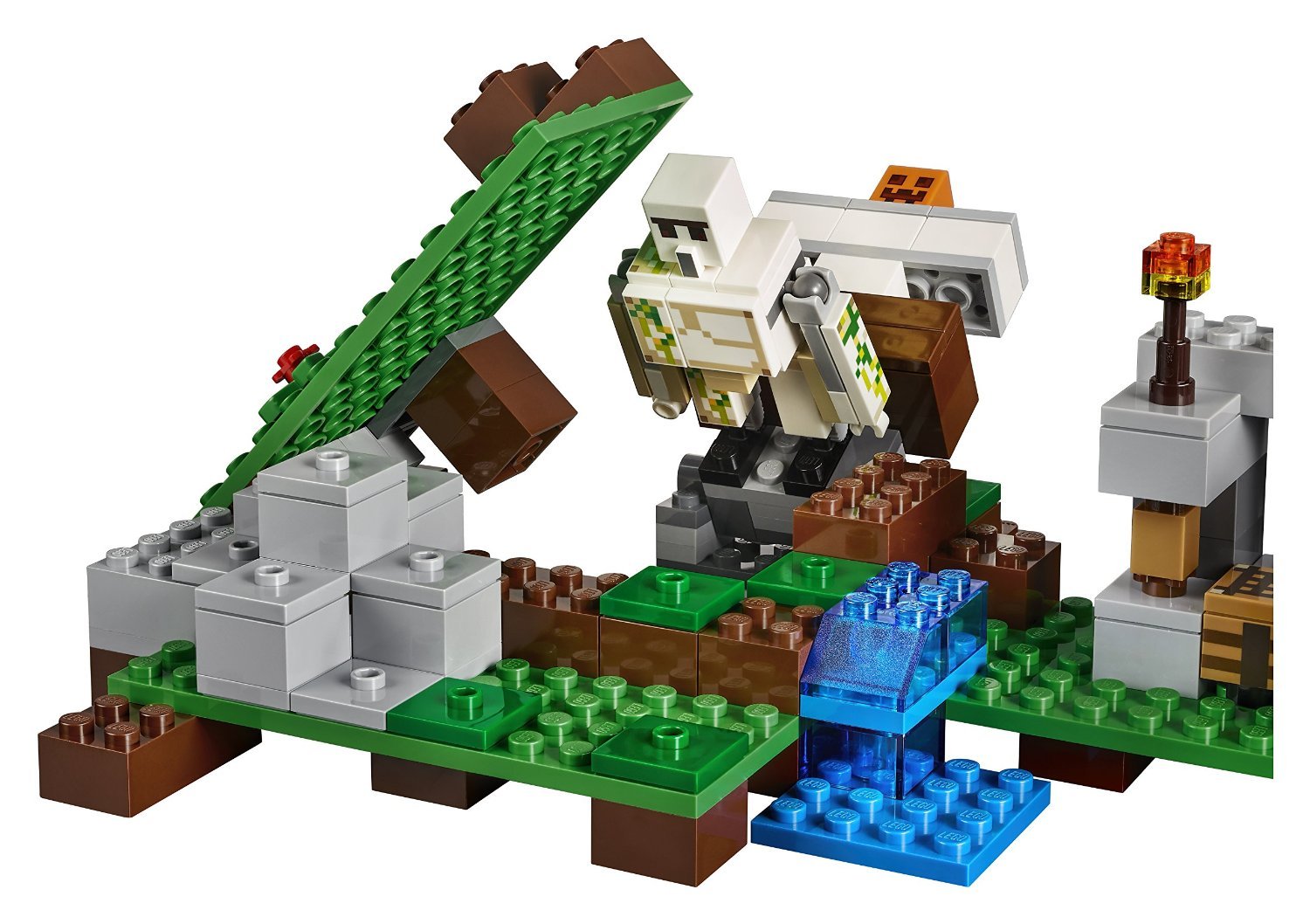 Minecraft LEGO 208 PCS The Iron Golem Brick Box Building Toys Set - Creative STEM Educational Construction Kit for Kids & Adults - Perfect for Birthday Gifts, Classroom Activities & Family Bonding Time