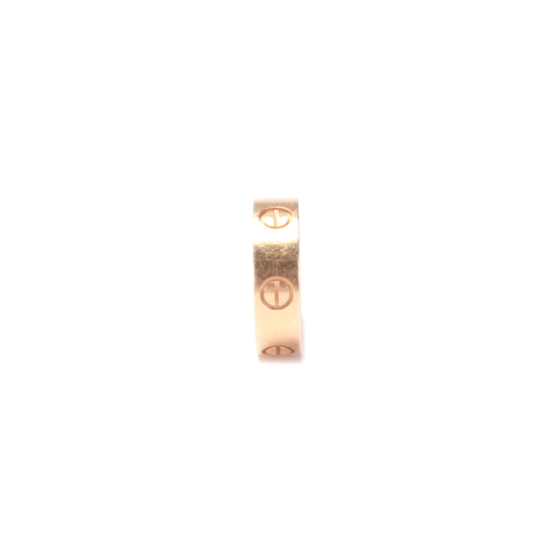 18k Gold Mini Love Ring for Women - Elegant Stackable Band, Perfect for Anniversary, Engagement & Everyday Wear