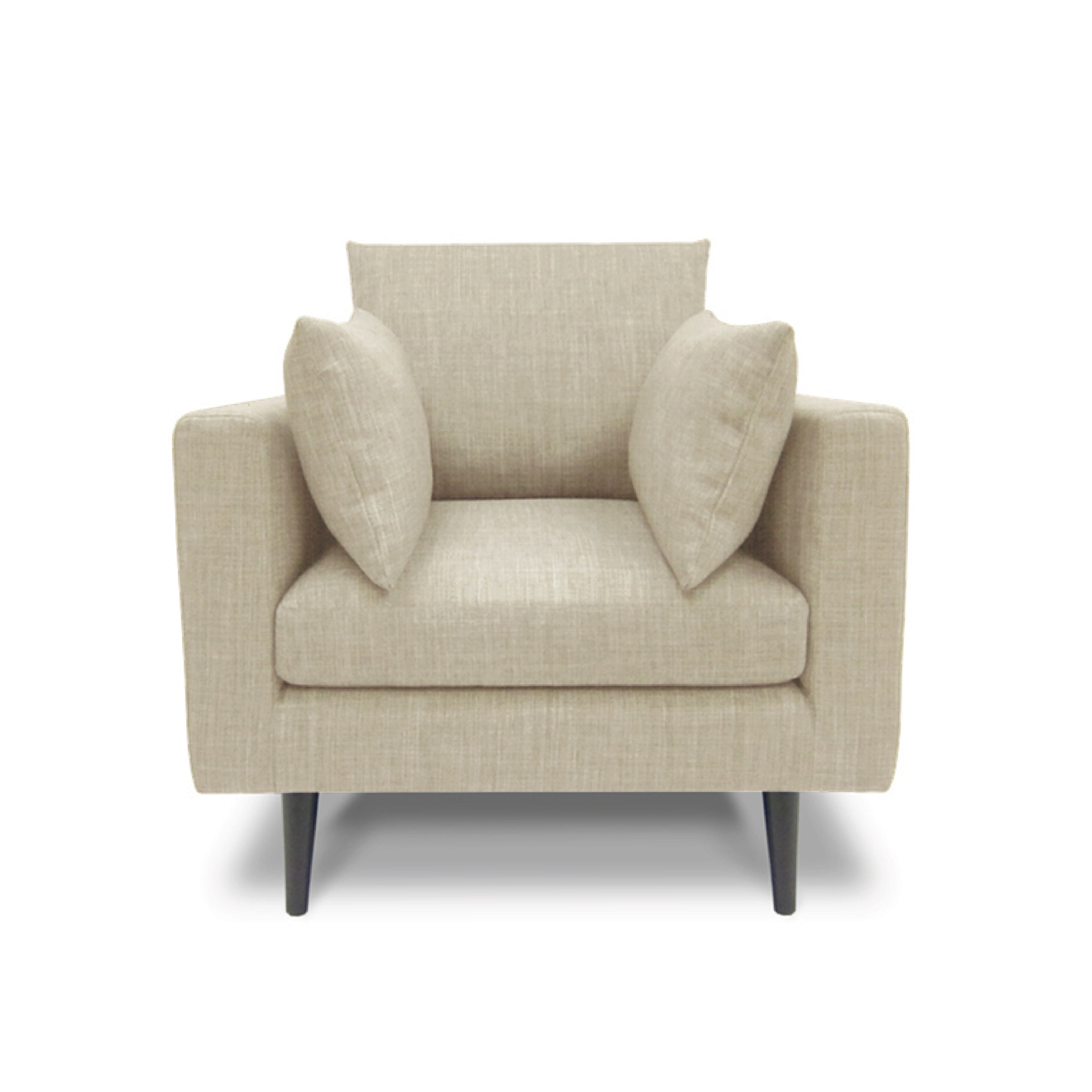 Premium Benz Armchair with EcoClean Fabric - Modern Luxury Living Room Seating for Home & Office Comfort