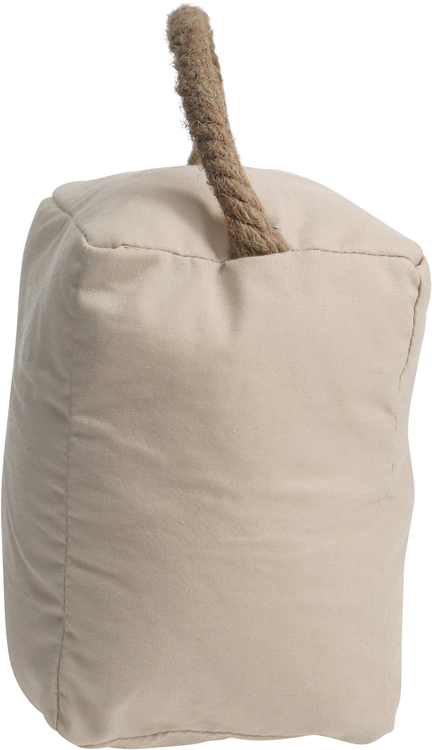 Cream Door Stopper with Handle - Welcome Decor for Home & Parties