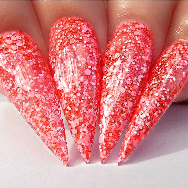 D499 Koral Kicks Dip Powder Kit for Nails - Long-Lasting & Easy DIY Manicure at Home | Perfect for Salon-Quality Nails, Parties & Gifts