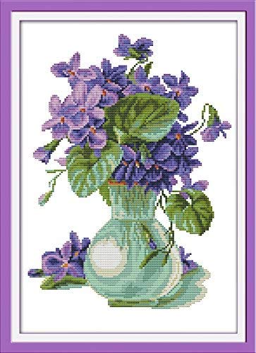 H327 Violet Vase, Size 14''x19''