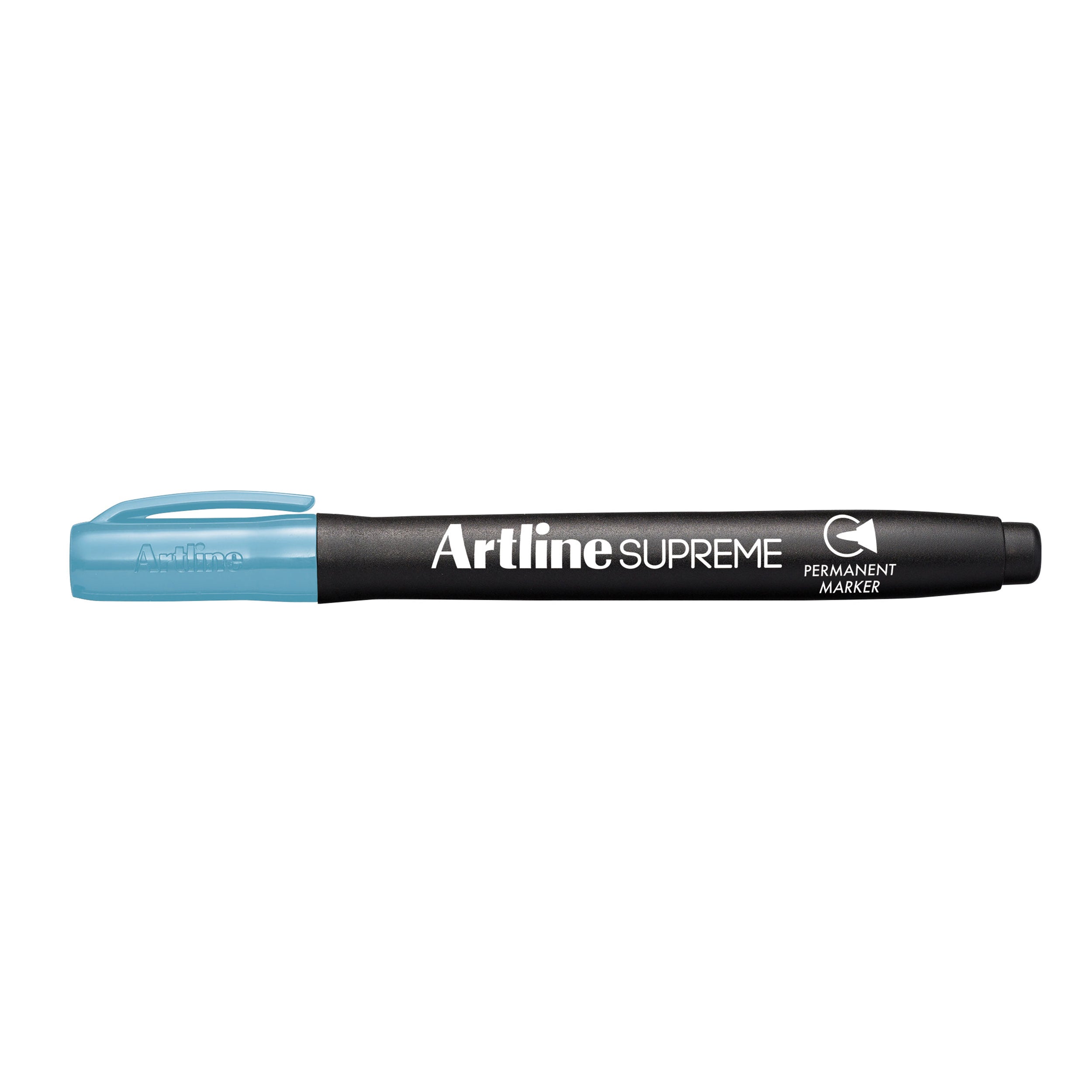Artline Supreme Permanent Marker - Light Blue, Pack of 12 | Bold, Fade-Resistant Ink for Office, School & Craft Projects