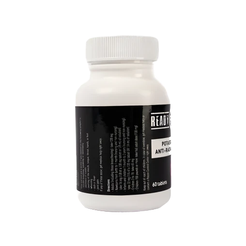 Ready Hour Potassium Iodide Anti-Radiation Tablets - 130mg USP Grade Thyroid Protection for Nuclear Emergencies, Survival Kits & Preparedness Supplies