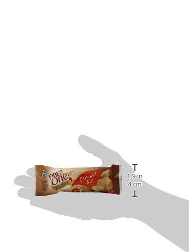 Fiber One Chewy Protein Bars - Caramel Nut Flavor, High Protein Snack Bars (10 Count) | Healthy On-the-Go Breakfast & Post-Workout Energy Boost