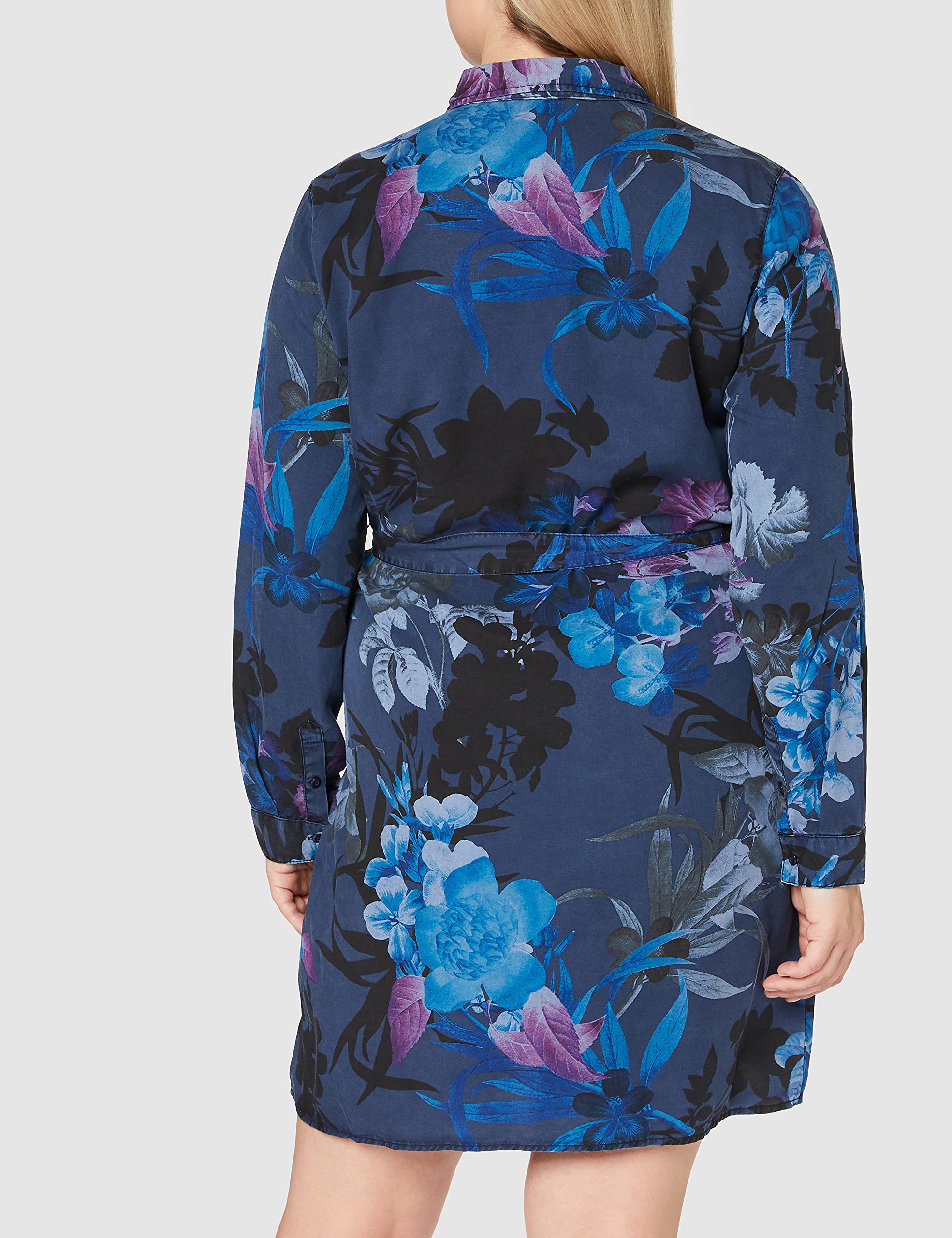 Desigual Women's Long Sleeve Dress - Elegant Floral Print Party & Casual Wear for Women | Perfect for Office, Date Night & Special Occasions