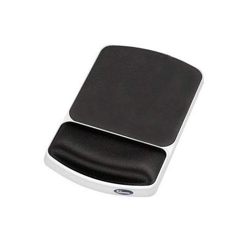 Fellowes® Gel Wrist Rest and Mouse Pad Set - Ergonomic Support for Computer Work (Pack of 5) | Comfortable Wrist Cushion & Smooth Mouse Surface for Office, Gaming & Home Workspace