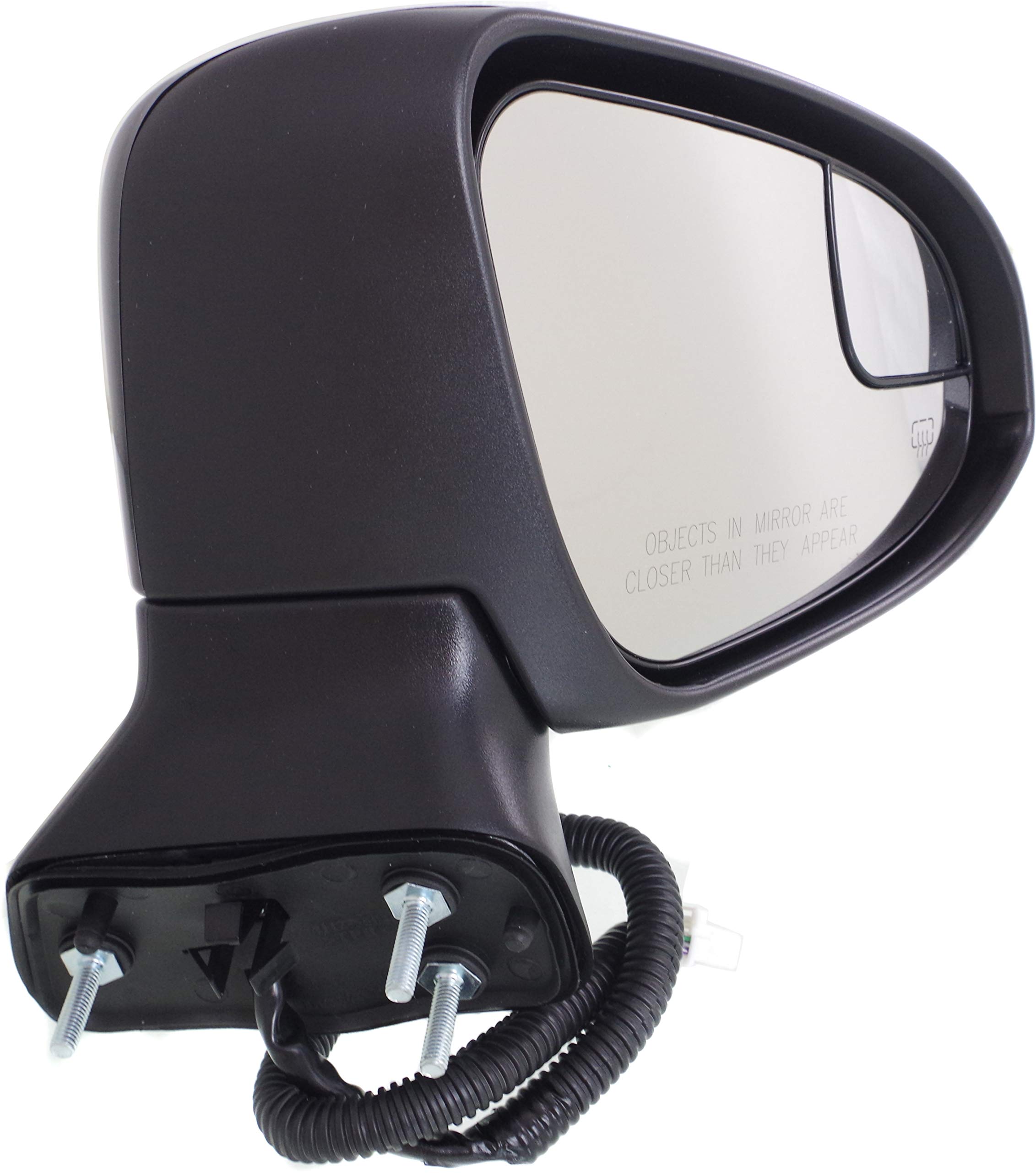 Garage-Pro Heated Power Glass Side Mirror with Blind Spot Detection & Signal Light - Compatible with 2010-2016 Toyota Venza (Passenger Side) | Perfect for Winter Driving & Enhanced Safety