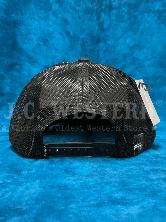 Ariat A300053001 Snapback Shield Logo Cap - Black Adjustable Baseball Hat for Men & Women - Perfect for Outdoor Activities, Sports & Casual Wear