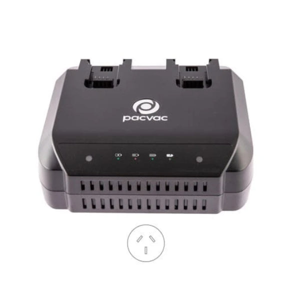 Pacvac Battery Charger Plug Type I - Universal Charging Solution for Home & Office Cleaning Equipment