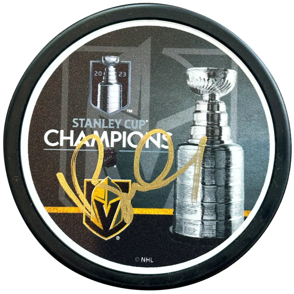 Bruce Cassidy Autographed Vegas Golden Knights Hockey Puck - Stanley Cup Champion Signed Memorabilia - Perfect for NHL Fans, Collectors & Sports Memorabilia Displays