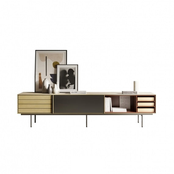 Aura A20 Sideboard - Modern Wood Buffet Cabinet with Storage for Dining Room, Living Room & Entryway | Stylish & Functional Home Decor