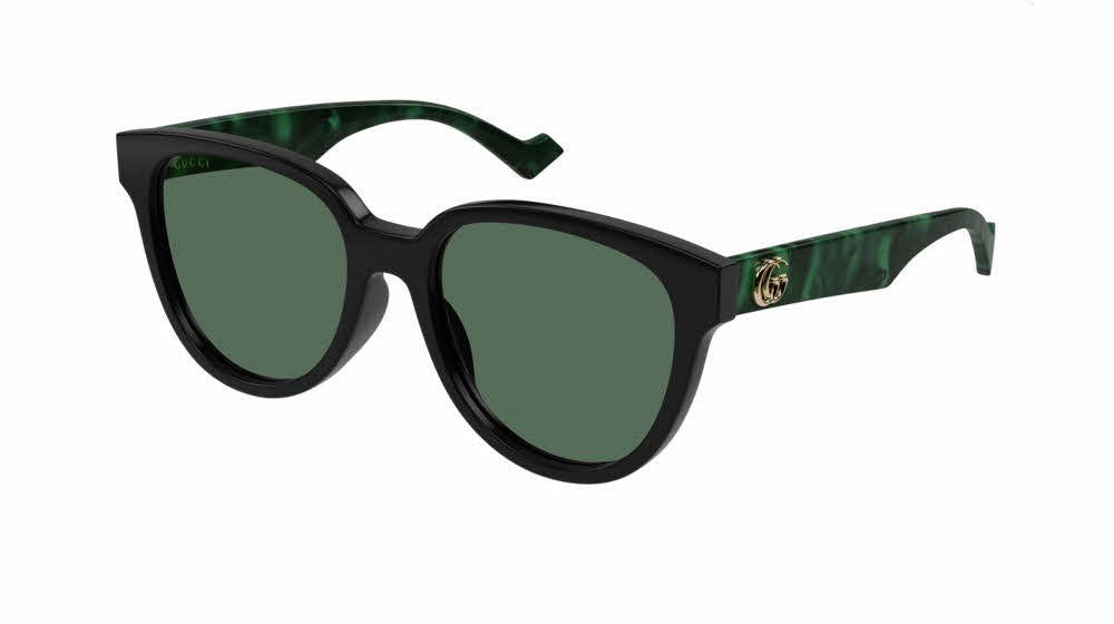 Gucci GG0960SA Black Green Sunglasses for Women & Men - Stylish UV Protection Shades for Outdoor, Beach, and Driving
