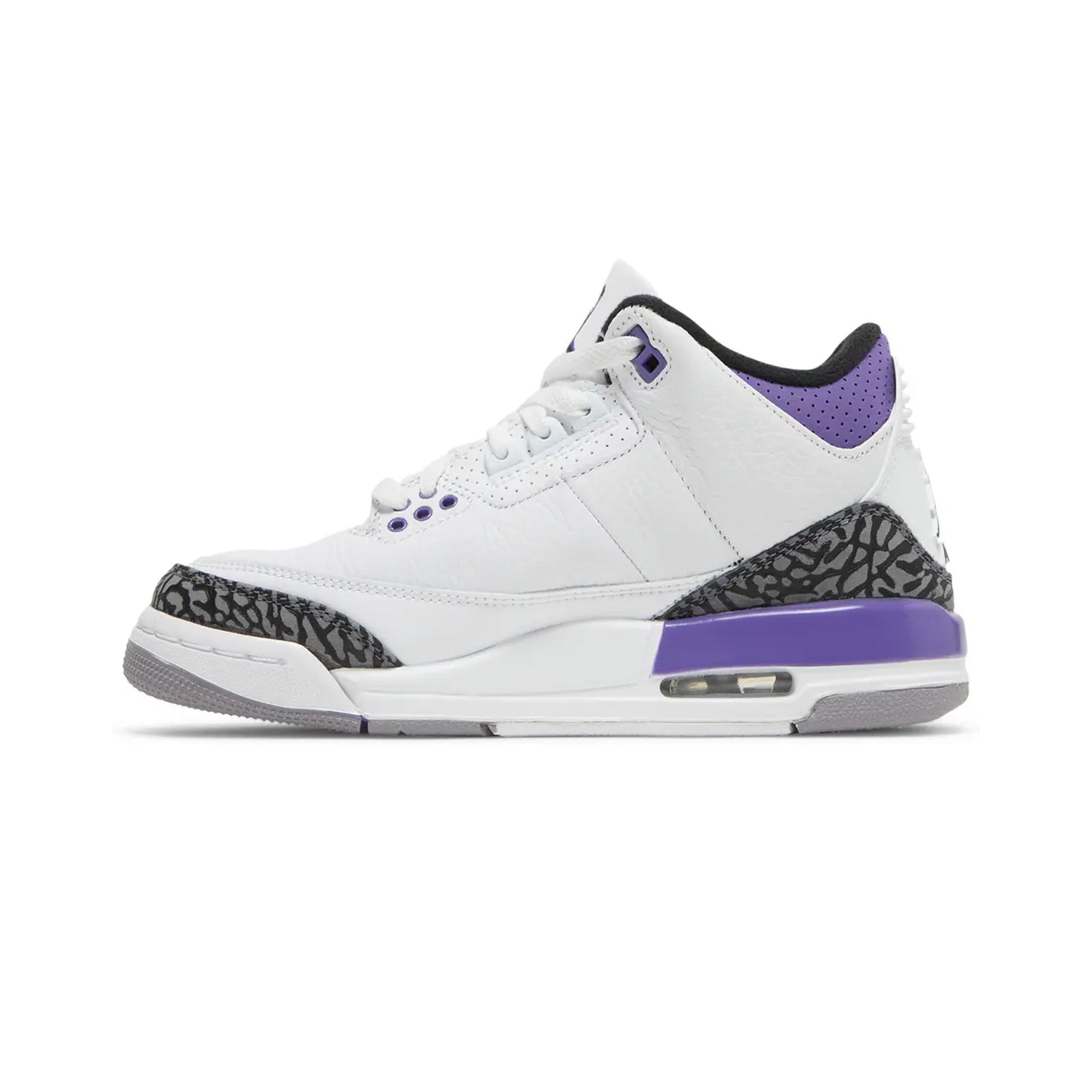 Air Jordan 3 Retro 'Dark Iris' GS Basketball Shoes for Kids - Stylish Sneakers for School, Sports & Casual Wear