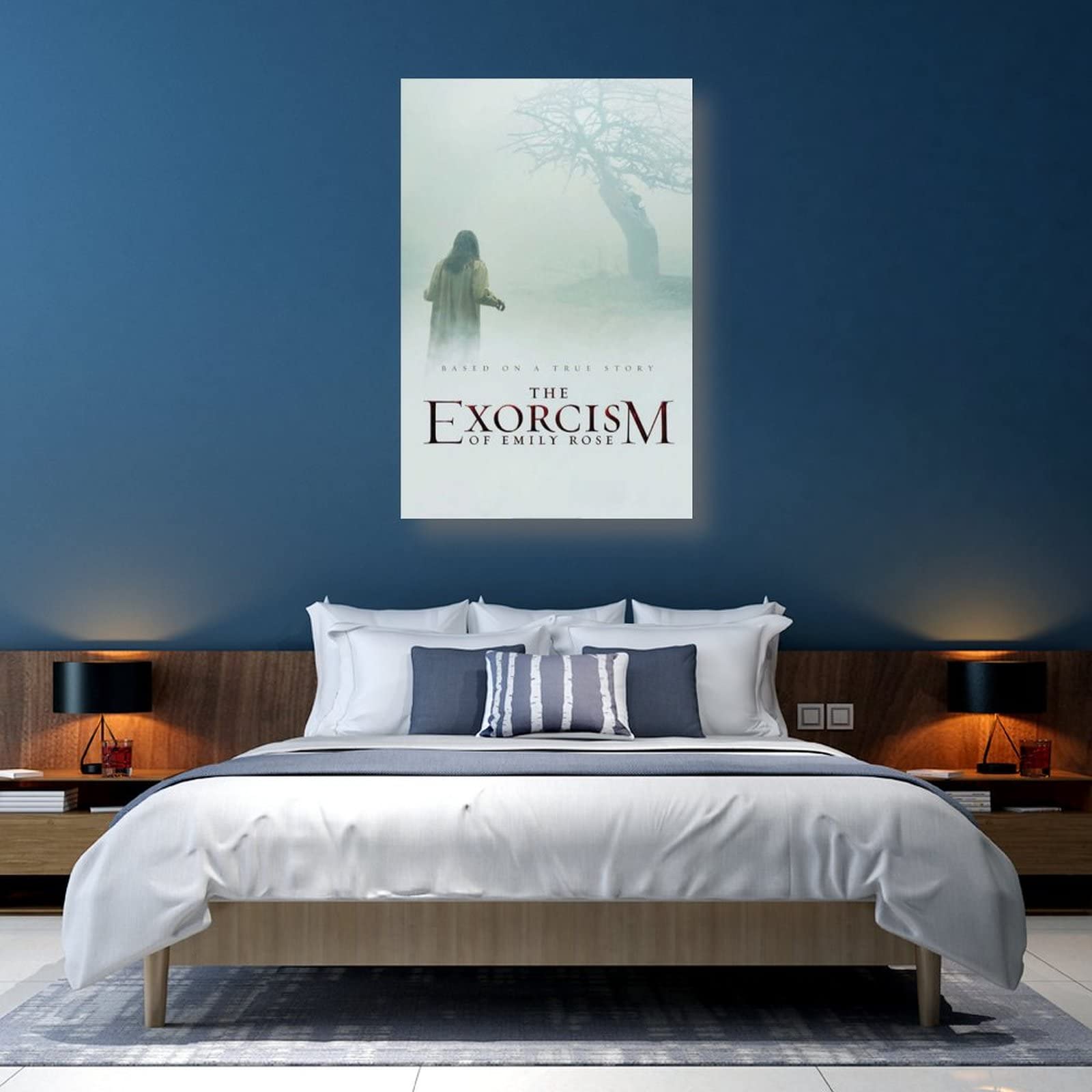 The Exorcism of Emily Rose Movie Poster - Premium Canvas Wall Art Print for Living Room & Bedroom Decor - Horror Film Fan Gift - Gothic Aesthetic Home Theater Decor