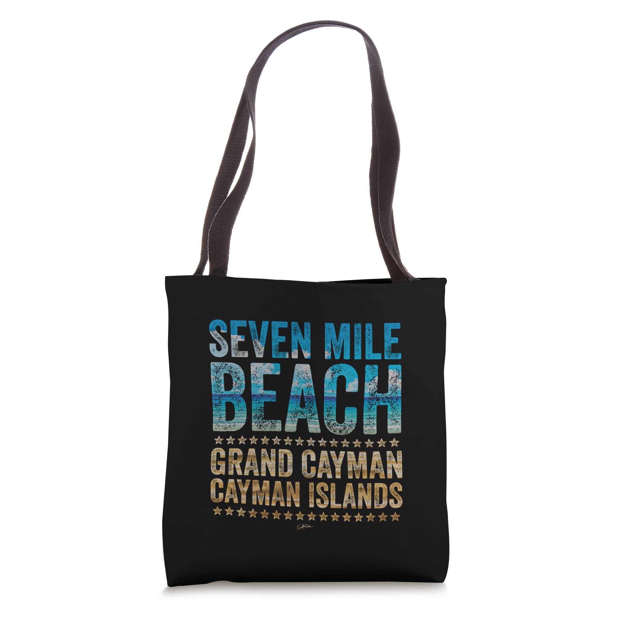 JCombs: Stylish Seven Mile Beach Grand Cayman Tote Bag - Durable & Fashionable Beach Bag for Travel, Shopping & Daily Use