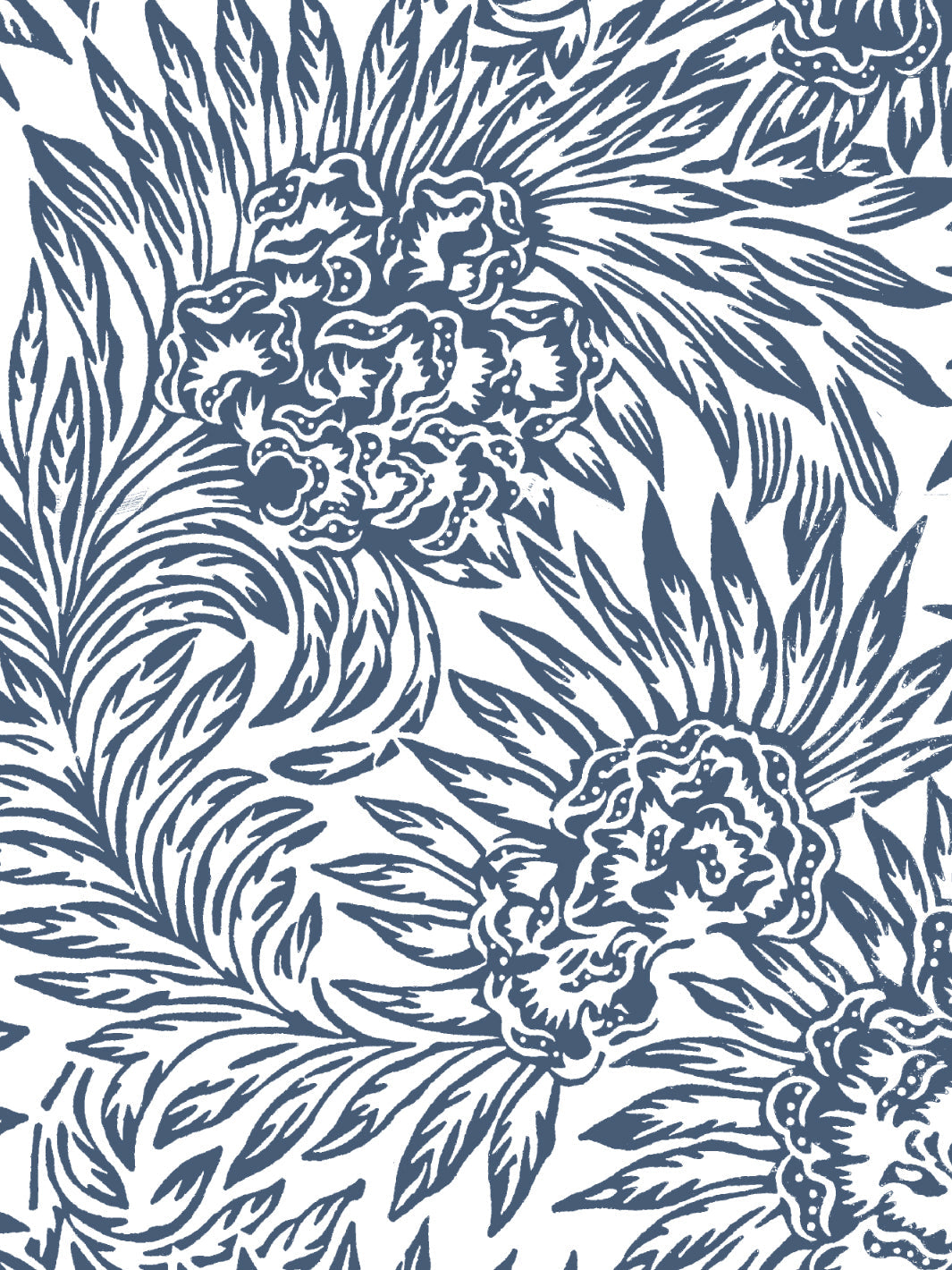 Nathan Turner 'Herald' Dark Blue Wallpaper - Premium Peel & Stick Removable Wallpaper for Living Room, Bedroom & Office Decor