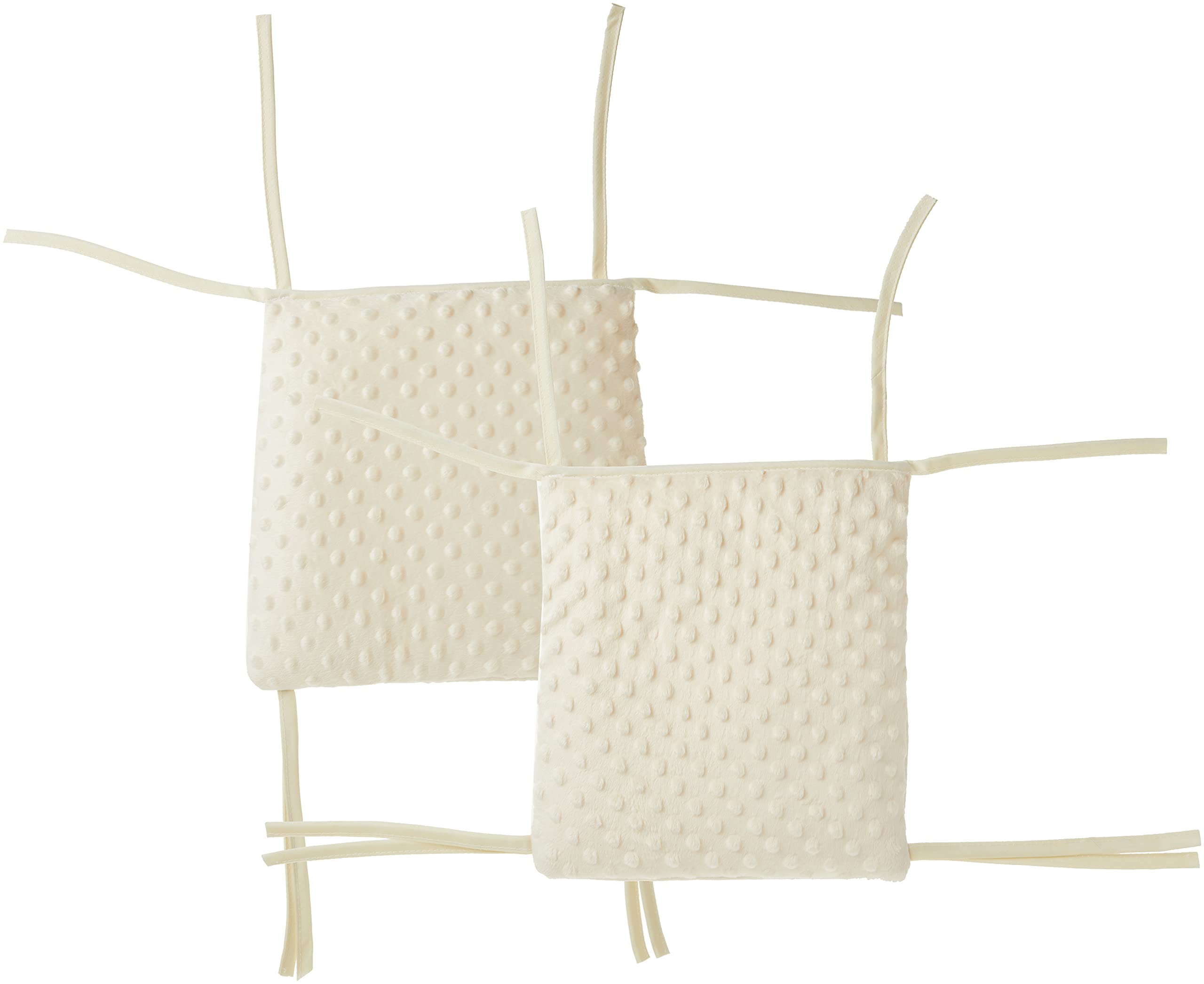 Heavenly Soft Baby Doll Bedding & Rocking Chair Cushion Pad Set - Ivory White | Perfect for Nursery Decor, Kids Room Accessories & Toddler Playtime