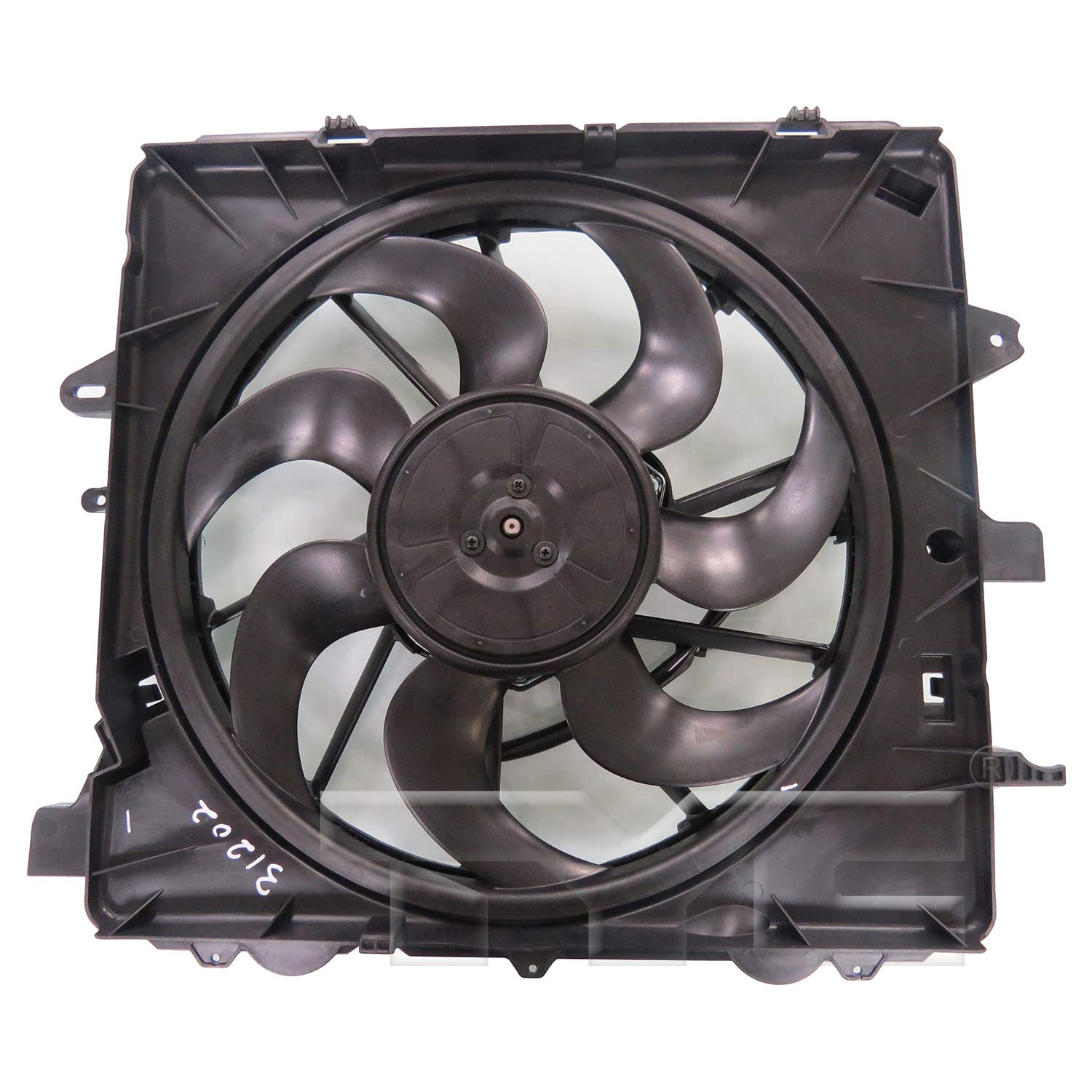 Premium Dual Radiator & Condenser Fan Assembly for Cadillac CTS/SRX/STS 2009-2015 Models - Perfect for Cooling System Repair & Summer Driving