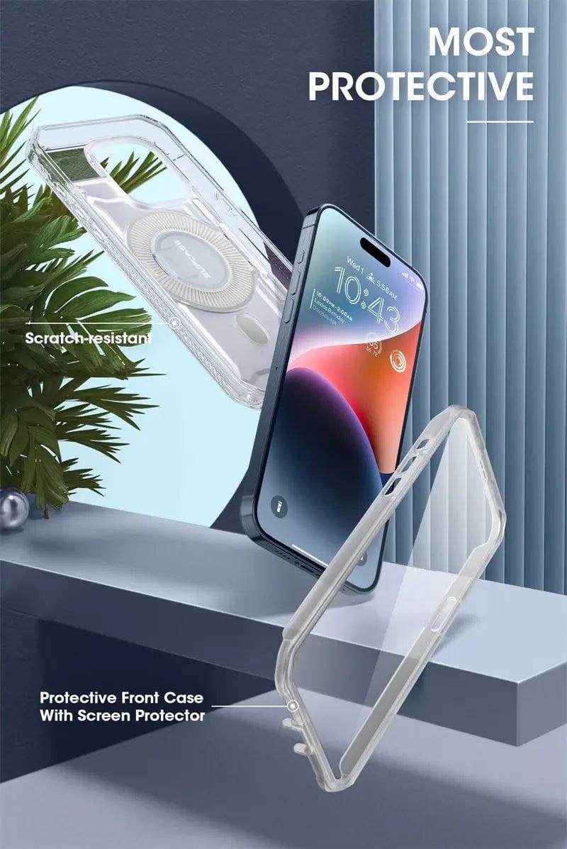 iPhone 15 Pro SUPCASE UB Pro Mag Full Body Protective Case with Magnetic Compatibility - Perfect for Outdoor Adventures, Work & Daily Use