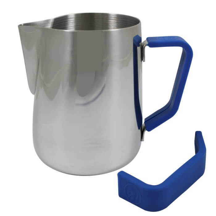 Non-Slip Silicone Pitcher Handle Grip - Blue - Heat Resistant & Comfortable Kitchen Accessory for Safe Pouring of Hot Liquids, Soups, and Beverages