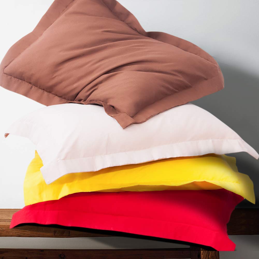 Premium Black Microfiber Pillowcases & Shams - 20x26 Inches Standard Size - Soft Hypoallergenic Bedding Set for Home, Hotel, or Travel Use