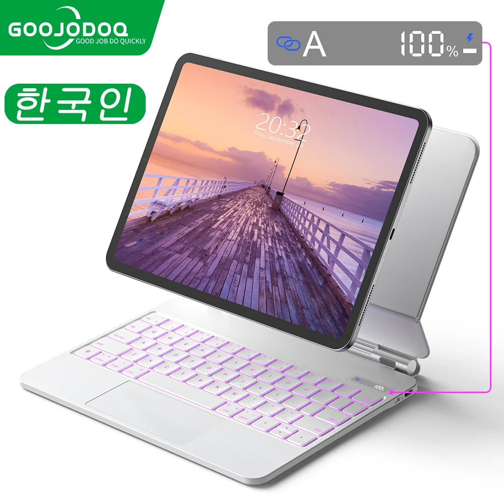 2024 iPad Pro 11-inch with Magic Keyboard - LCD Multi-Touch Display & Trackpad | Perfect for Work, Study & Creative Projects
