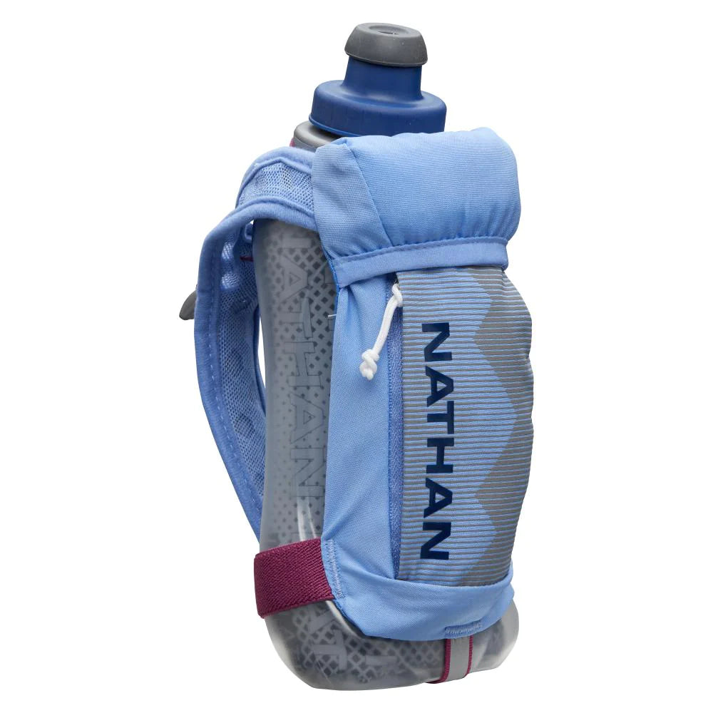Nathan Quick Squeeze Plus Insulated Handheld Water Bottle 18oz - Leakproof BPA-Free Sports Water Bottle for Running, Cycling & Outdoor Activities
