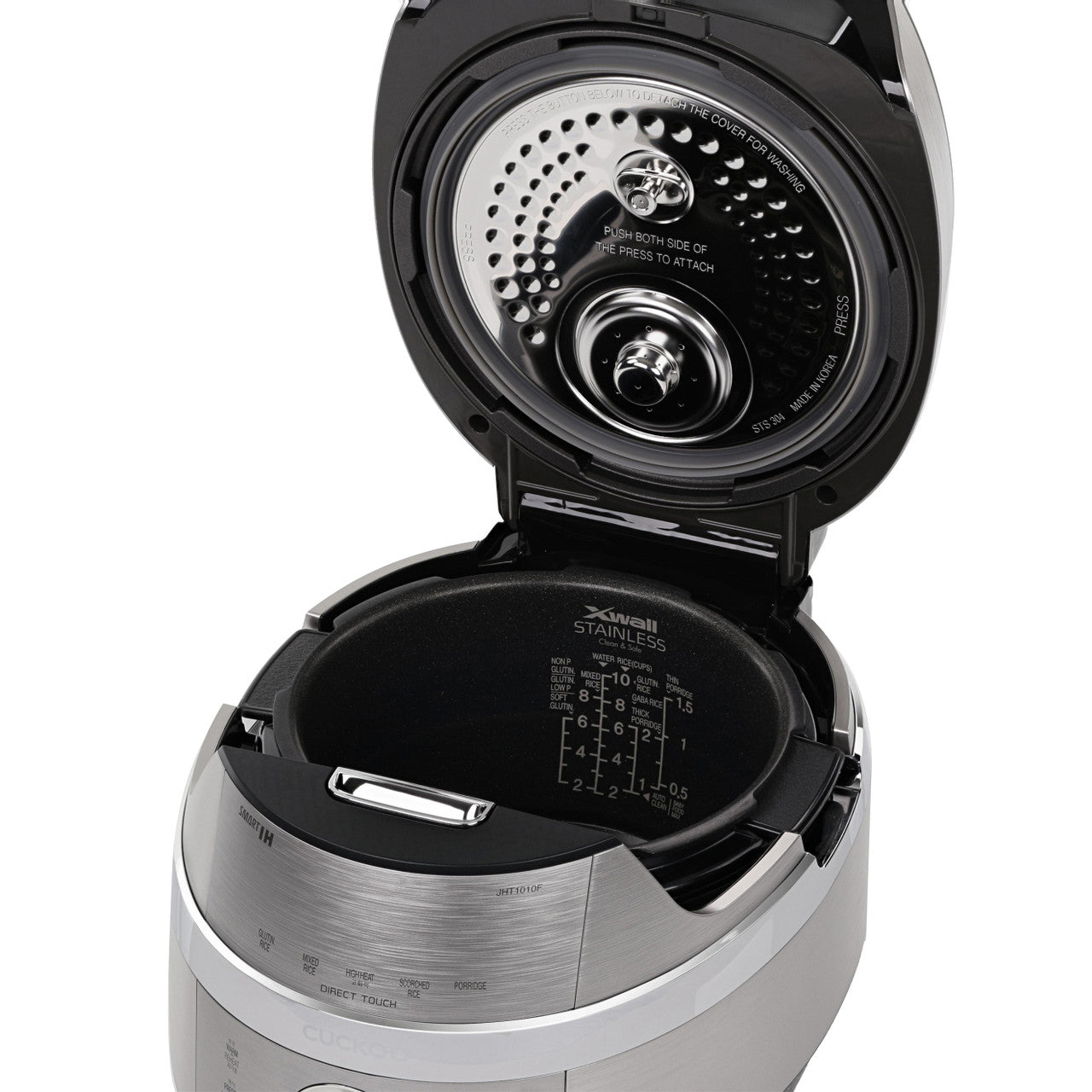 Cuckoo CRP-JHT1010F 10-Cup Twin Pressure IH Rice Cooker - Perfect for Family Dinners & Meal Prep