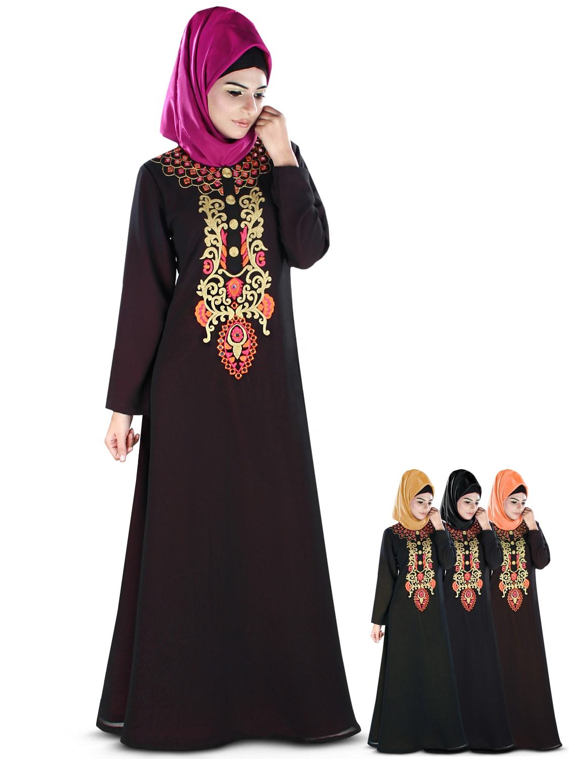 Elegant Aaleyah Abaya Dress for Women - Modest Islamic Prayer Gown - Perfect for Mosque, Eid, and Special Occasions