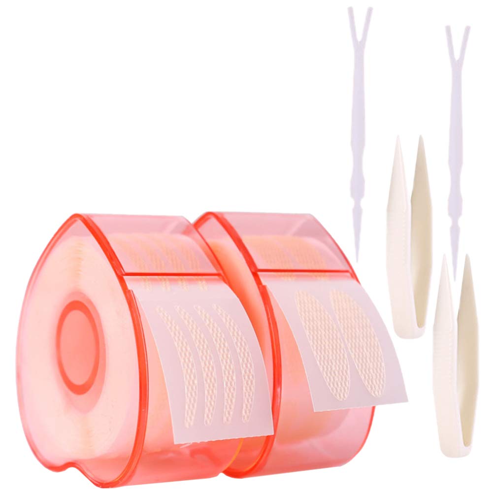 2 Pack Invisible Eyelid Tape Strips - Double Eyelid Stickers for Hooded & Droopy Eyes | Natural Eye Lift Tape with Strong Adhesive | Perfect for Asian Monolid Makeup & Everyday Eye Enhancement