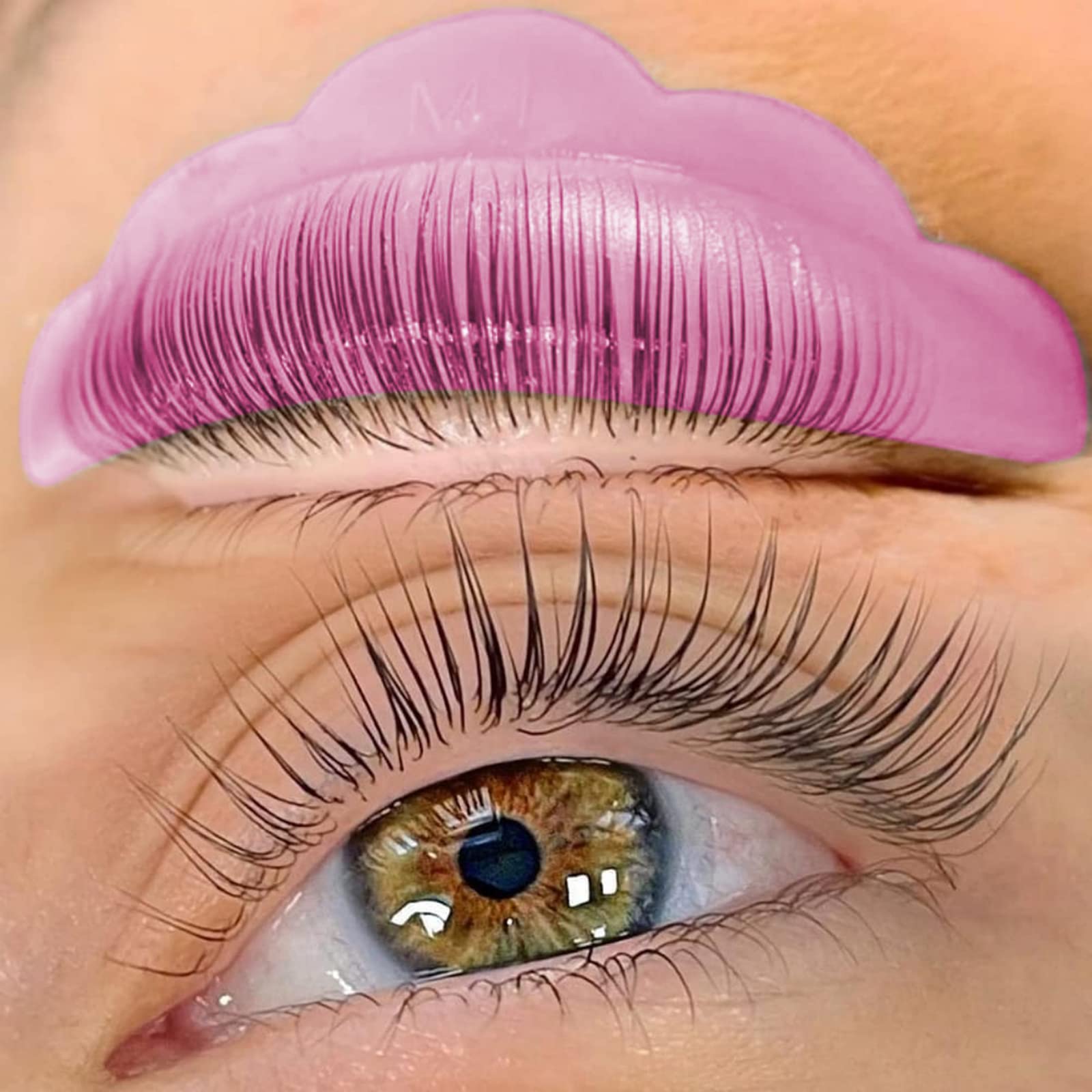 Libeauty Lash Lift Rods - 5 Size Reusable Soft Eyelash Perm Kit Pads for Perfect Lifting (Pink) - Ideal for Salon Professionals & DIY Lash Lifts at Home