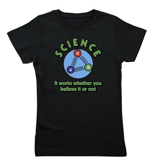 Science It Works Whether You Believe It Funny T-Shirt - Slim Fit Cotton Tee for Men & Women - Perfect for Science Lovers, Nerdy Gifts, and Casual Wear