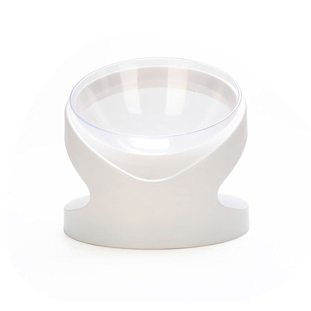 Tilted Elevated Cat Bowl - Non-Slip Raised Pet Feeder for Small Dogs & Cats - Perfect for Slow Eating & Digestion - Ideal for Kitchen, Living Room or Pet Feeding Station