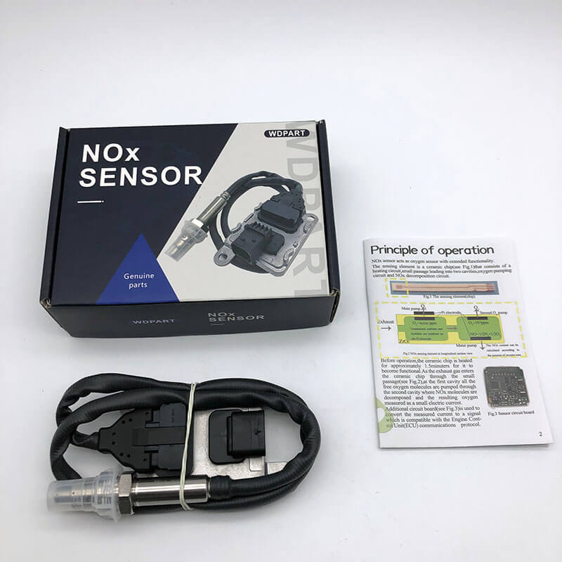 Mercedes Benz NOx Sensor 5WK96682C A0009053503 - Compatible with W906 W447 E300 E200 ML350 ML400 - 12V Nitrogen Oxide Sensor for Improved Emissions Control | Perfect for Engine Performance & Emissions Testing