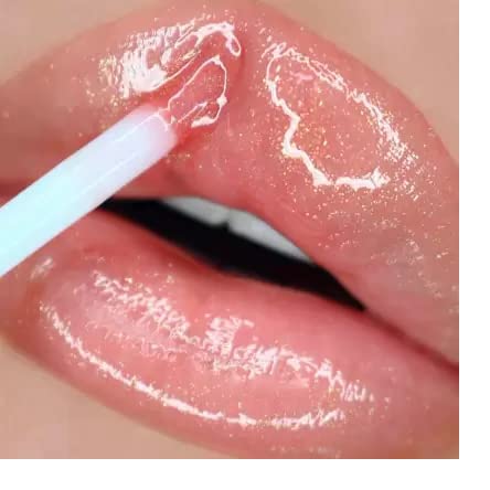 Long-Lasting Moisturizing Lip Oil Gloss - Heart Shaped, Pink Tinted Lip Gloss for Hydration & Shine | Perfect for Daily Wear, Date Night & Special Occasions