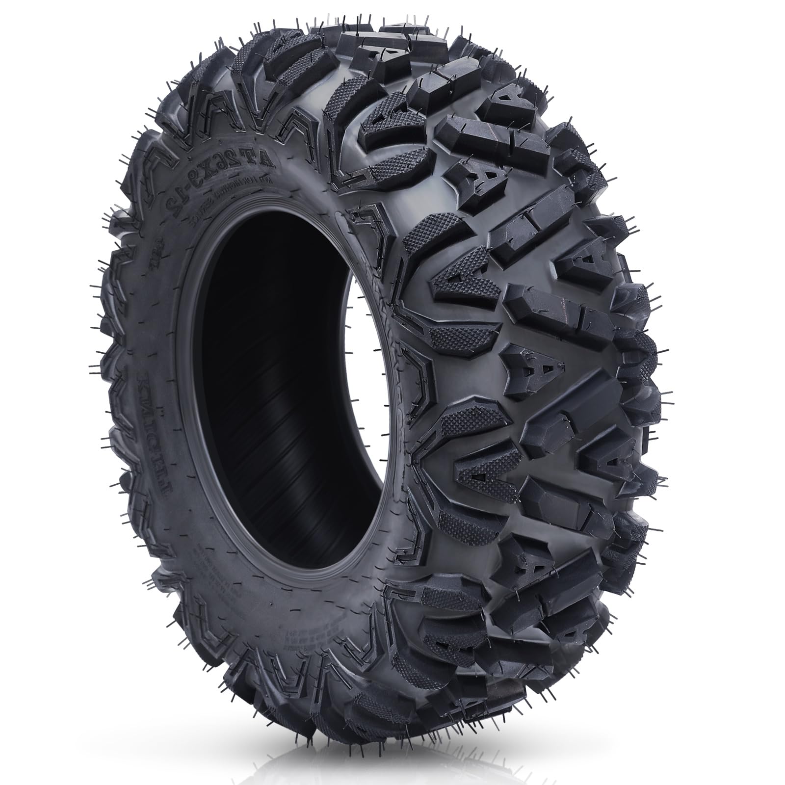 Set of 2 WHIZMIA ATV/UTV All-Terrain Tires 26x11-12 - 6 PR Tubeless Bias Tires for Off-Road, Mud, Sand & Trail Riding - Durable & High-Performance