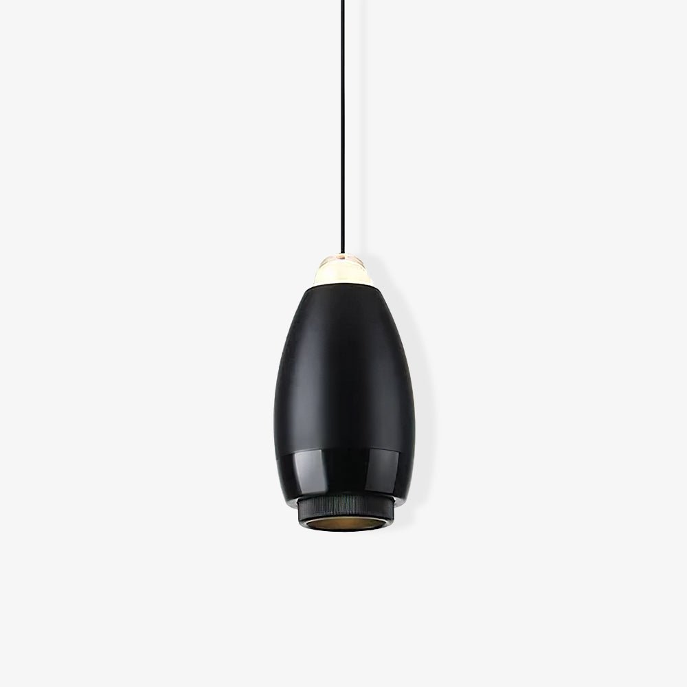 Modern Dawn Pendant Light - Elegant Glass Ceiling Hanging Lamp for Dining Room, Kitchen Island & Bedroom Decor - Warm White LED Lighting Fixture