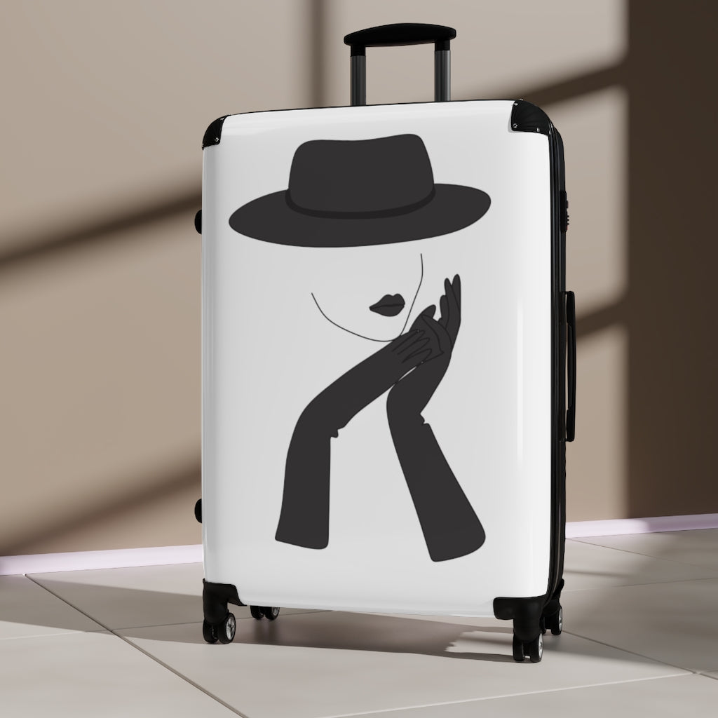 Stylish Women's Carry-On Cabin Suitcase - Lightweight Travel Luggage for Business Trips & Weekend Getaways
