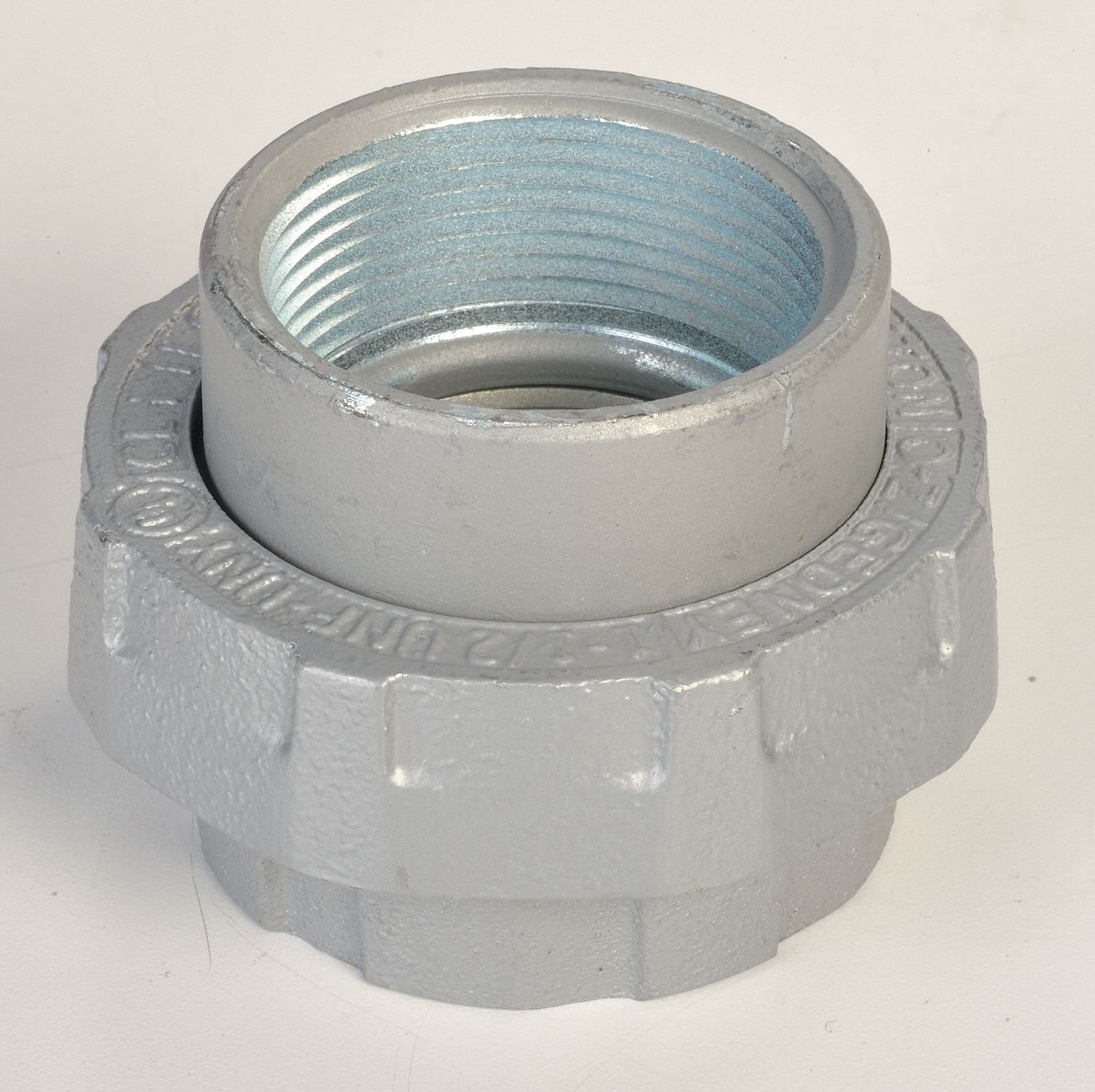Hazardous Location Female Union, 3-1/2 Inch, Mal Iron - Ideal for Industrial Piping & Electrical Conduit Systems