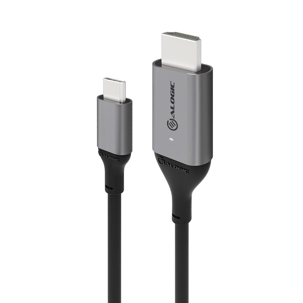 Alogic Ultra USB C to HDMI Cable 1m (3.3ft) 4K 60Hz High-Speed Video Sync for MacBook Pro, iPad Pro, Samsung Galaxy - Home Theater, Office Presentations, Gaming Monitor Connection