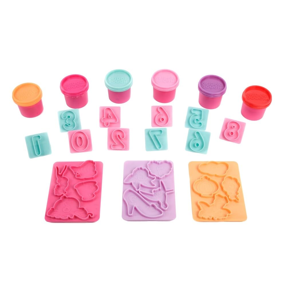 Disney Princess Okodoki Dough & Shapes Set (DP60155) - Creative Play Dough Kit for Kids, 10+ Fun Shapes - Perfect for Birthday Gifts & Preschool Learning Activities