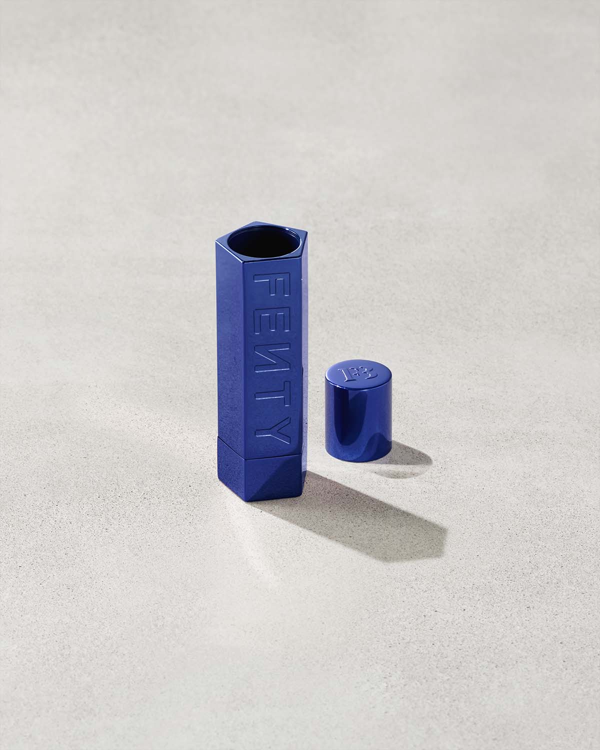 Fenty Icon The Case Semi Matte Refillable Lipstick - Navy Blue | Long-Lasting Vegan Lip Color | Perfect for Night Out, Parties & Special Occasions